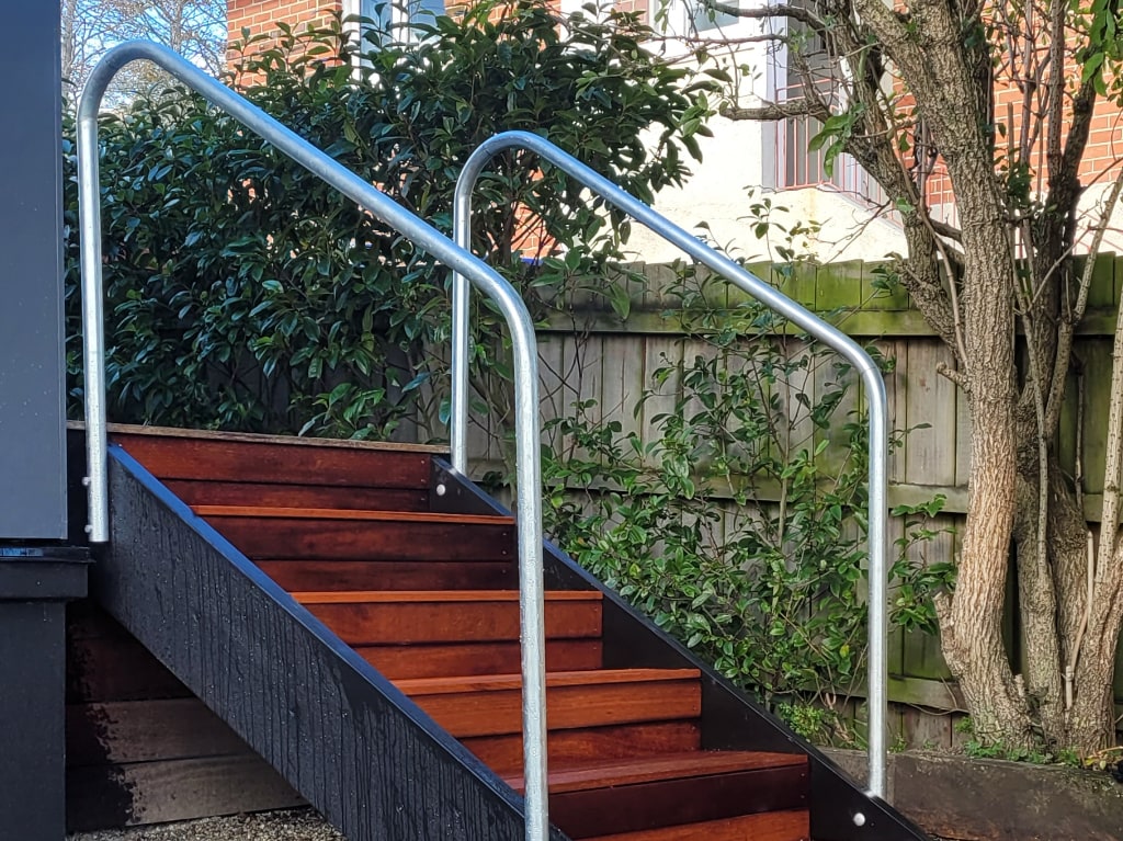 Deck stairs in Dunedin