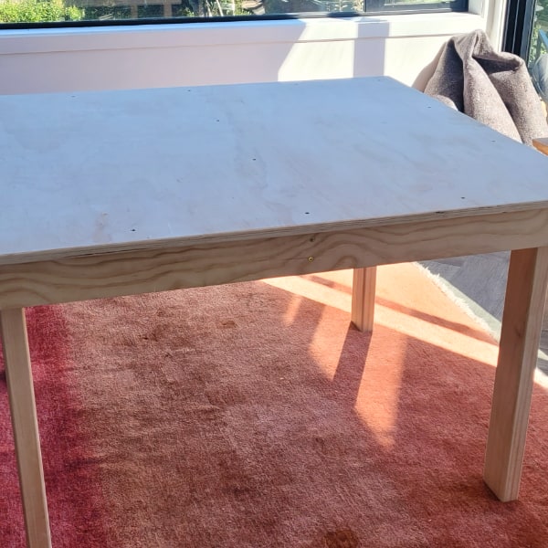 Custom wooden table