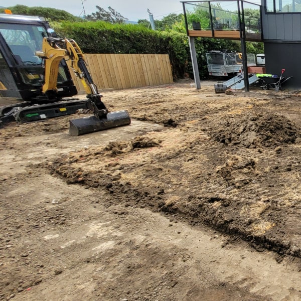Ground levelling and site preparation in Dunedin